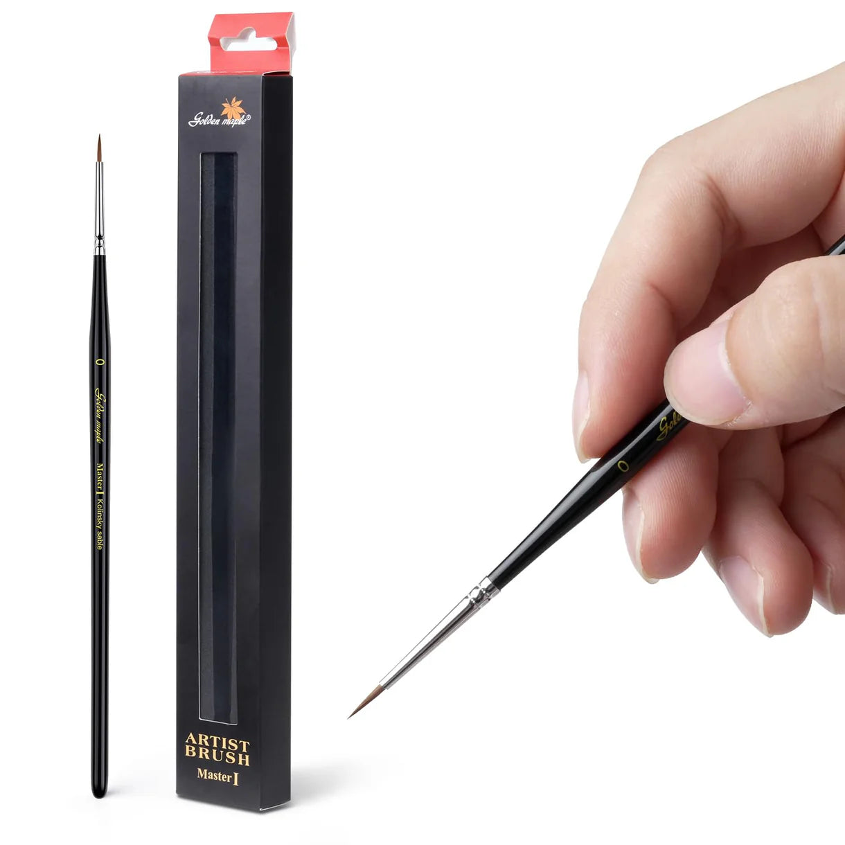GOLDEN MAPLE: Master Ⅰ: Kolinsky Sable Miniature Detail Brushes SIZE 5/0