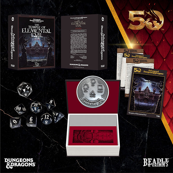 Beadle & Grimms - D&D Classic Module Dice Set - The Temple of Elemental Evil