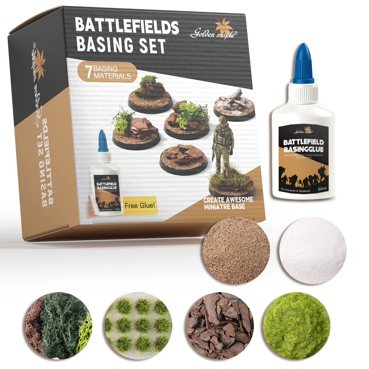 Golden Maple: Battlefields basing set