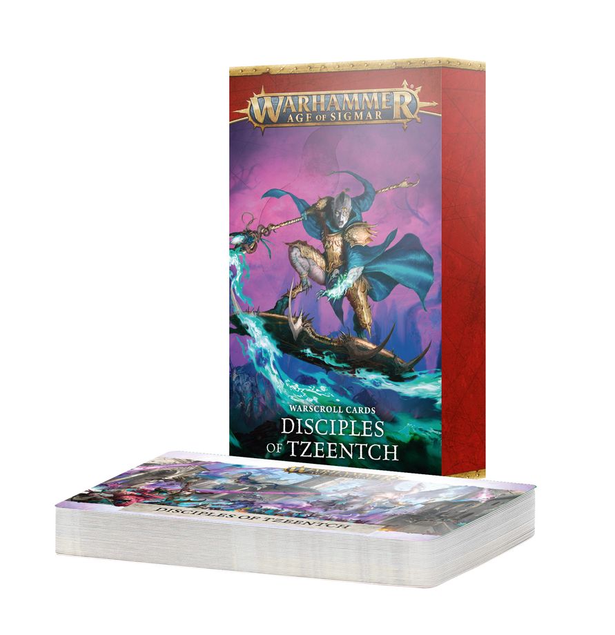 WARHAMMER AOS: WARSCROLL CARDS TZEENCH -