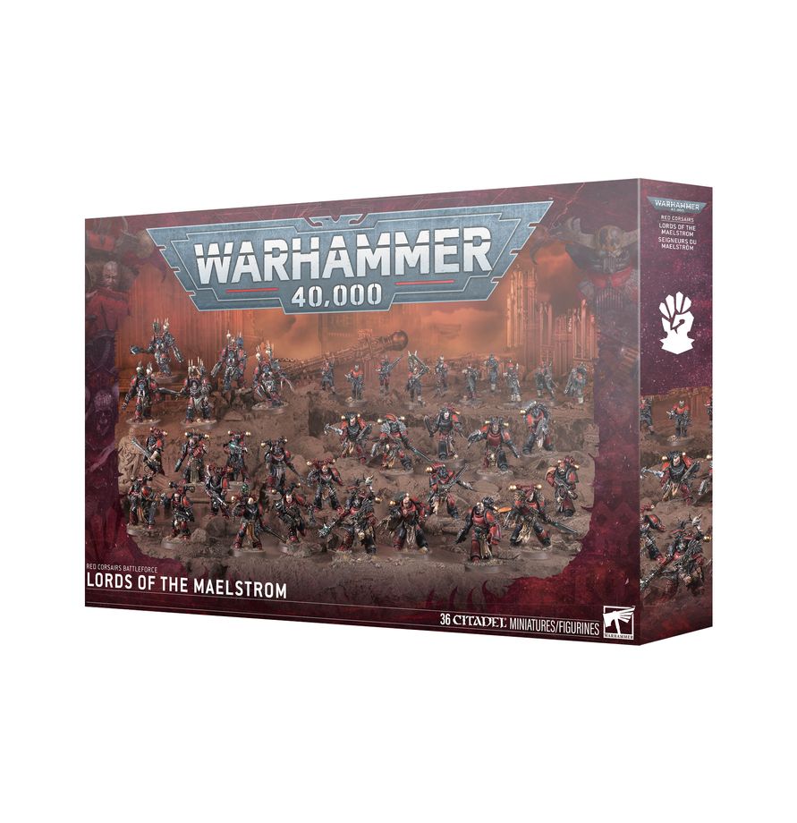 WARHAMMER 40K: Red Corsairs Battleforce: Lords of the Maelstrom. PRE ORDER NOW SHIP ON LAUNCH DAY 28/02/26