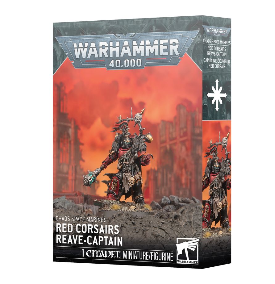 CHAOS SPACE MARINES:Red Corsairs Reave-Captain