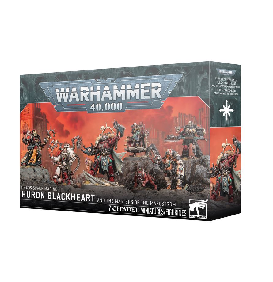WARHAMMER 40K: Huron Blackheart and the Masters of the Maelstrom Pre Order Pre-orders ship on or after launch day 28/02/2026