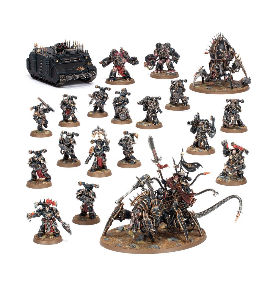 WARHAMMER 40K: CHAOS SPACE MARINES BATTLEFORCE HELLFORGED WARBAND