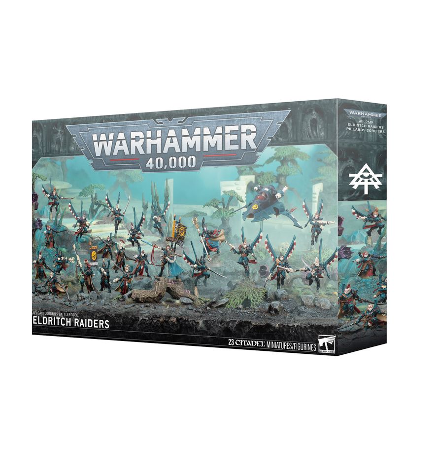 WARHAMMER 40K: Aeldari Corsairs Battleforce: Eldritch Raiders.