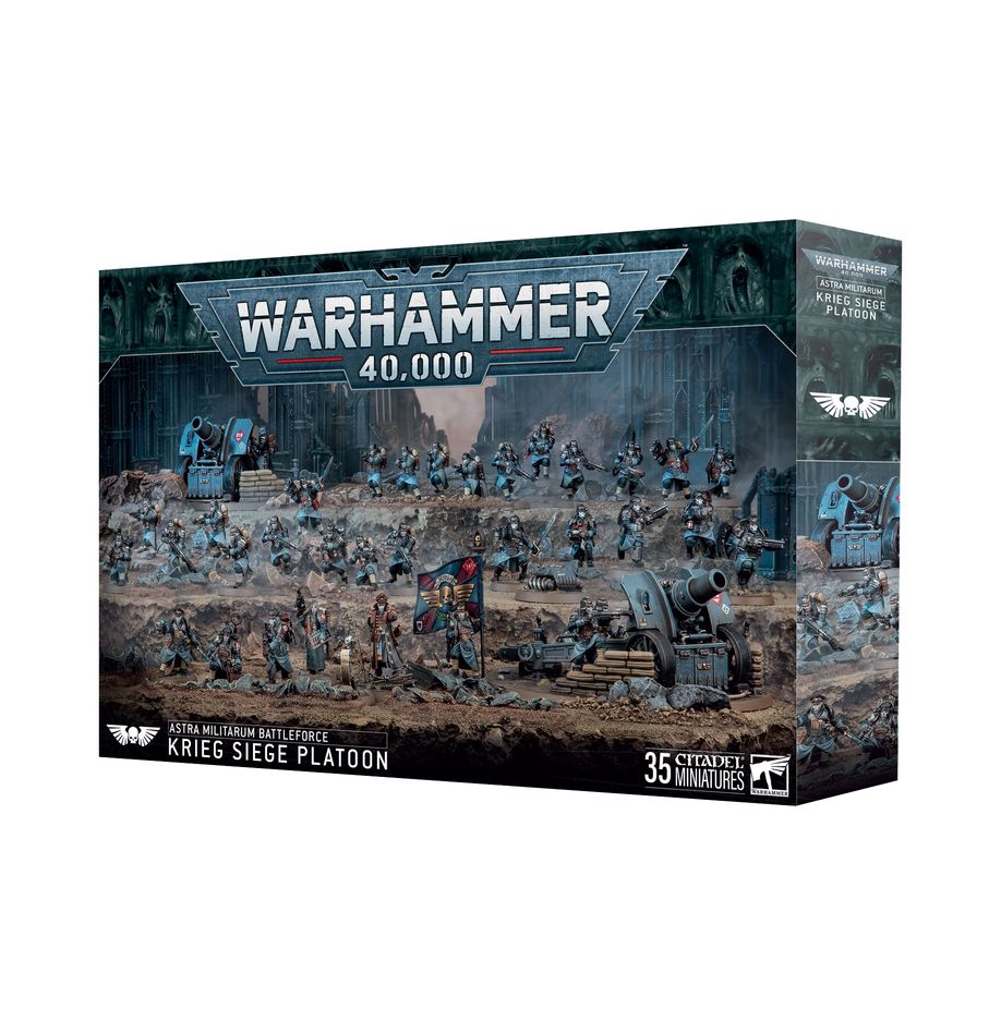 WARHAMMER 40k: ASTRA MILITARUM BATTLEFORCE KRIEG SIEGE PLATOON
