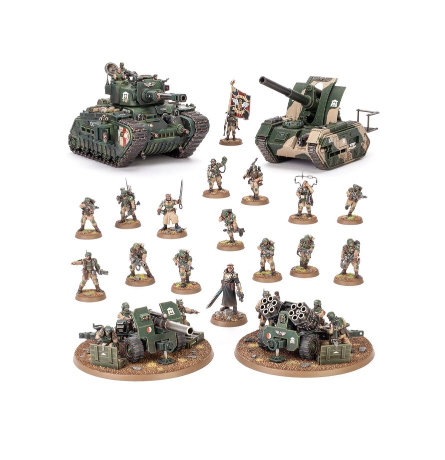 Battleforce: Astra Militarum Platoon Pre Order Pre-orders ship on or after launch day 11/07/2026
