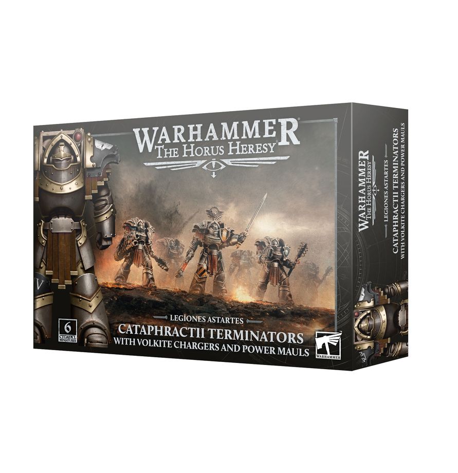 WARHAMMER THE HORUS HERESY: Cataphractii Terminators with Volkite Chargers and Power Mauls