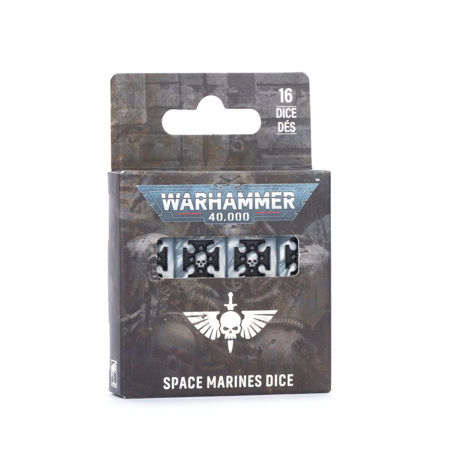 SPACE MARINES DICE SET Pre-orders ship on or after launch day 03/10/2026