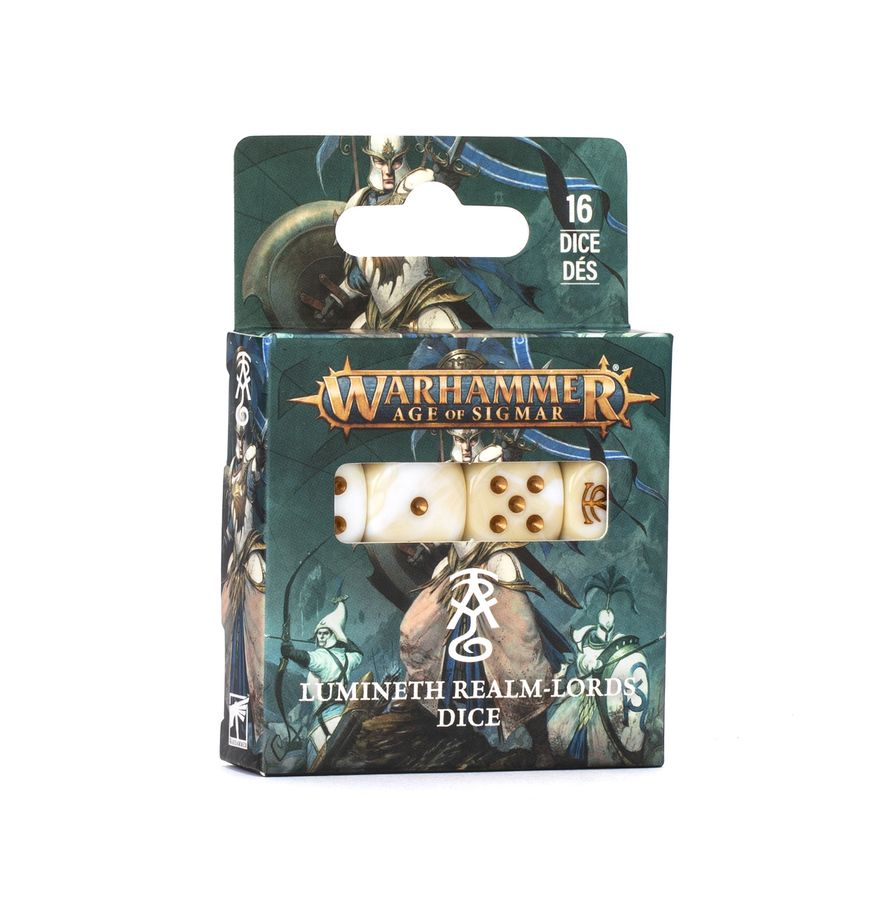 WARHAMMER AOS : LUMINETH REALM-LORDS DICE -