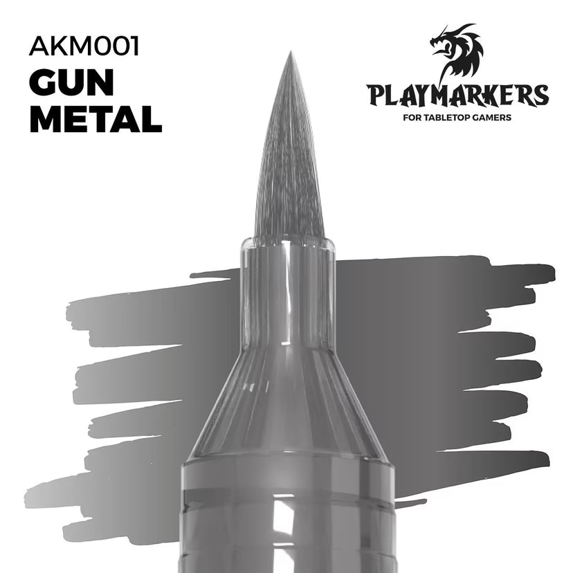 AK PAINT MARKER: GUN METAL