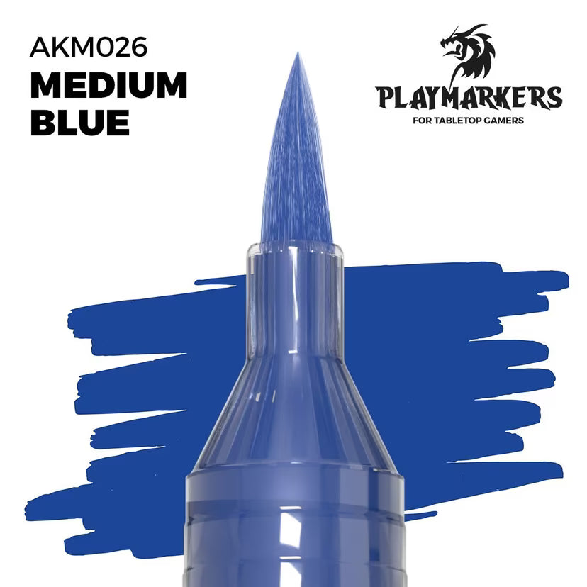 AK PLAYMARKERS: MEDIUM BLUE