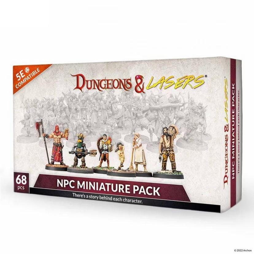 DUNGEONS AND LASERS: NPC MINIATURE PACK
