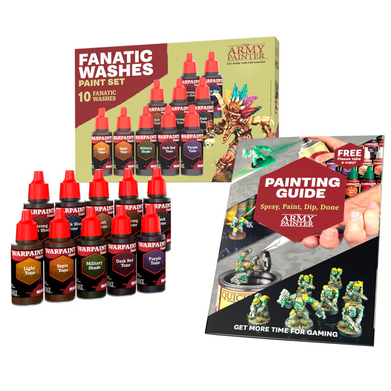ARMY PAINTER: FANATIC WASHES PAINT SET