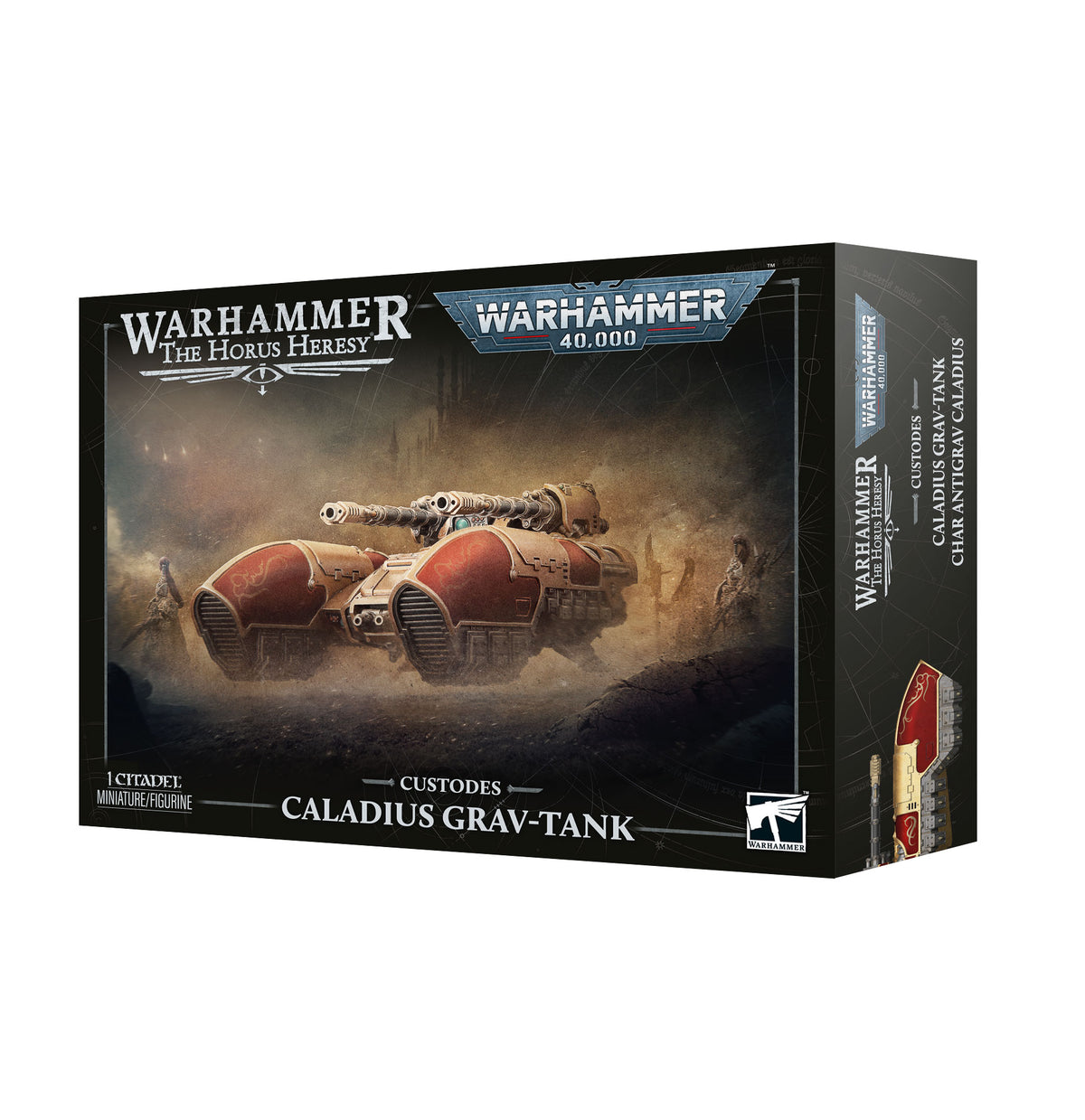 CUSTODES: CALADIUS GRAV-TANK Pre-orders ship on or after launch day 17/10/2026