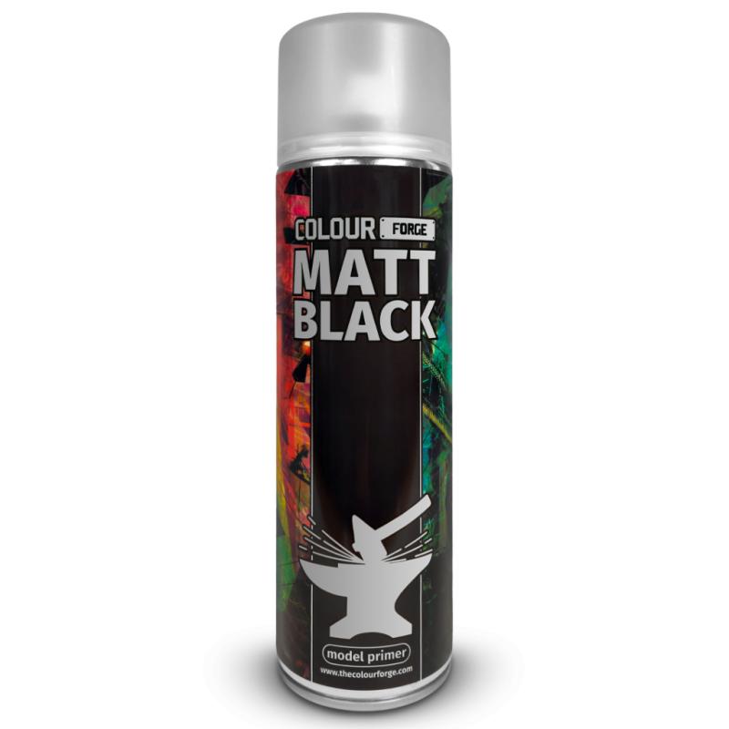 Colour Forge Matt Black Spray (500ml)