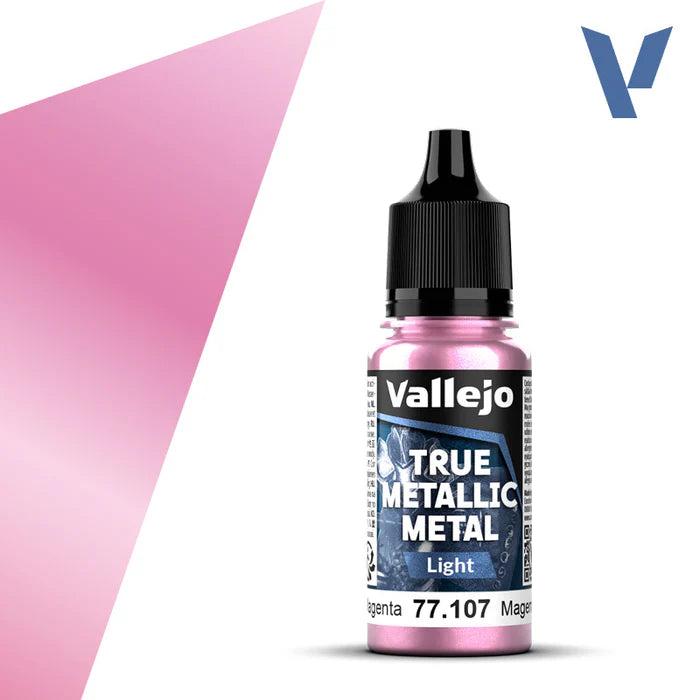 Vallejo True Metallic Metal: Crimson Magenta (Light)
