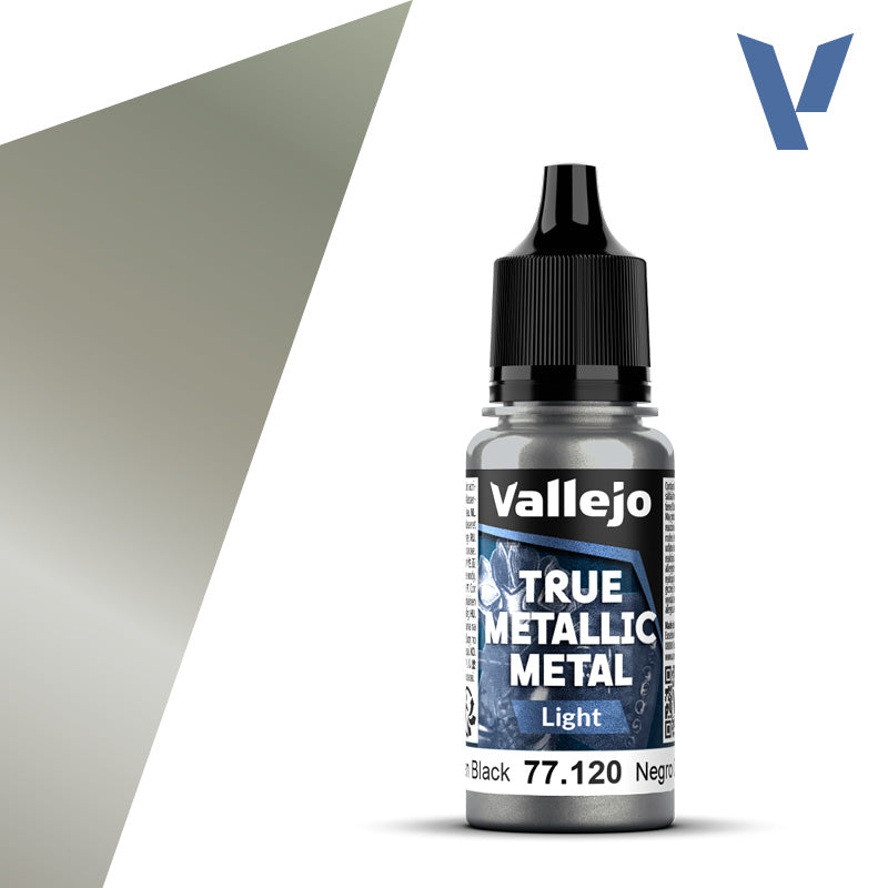 OBSIDIAN BLACK VALLEJO TRUE METALLIC METAL (LIGHT)