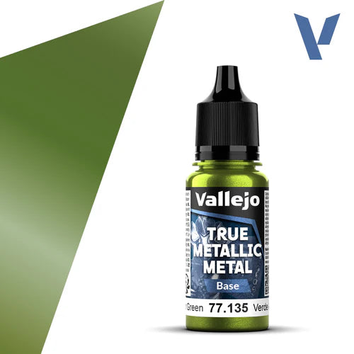 Vallejo True Metallic Metal: Amber Green (Base)