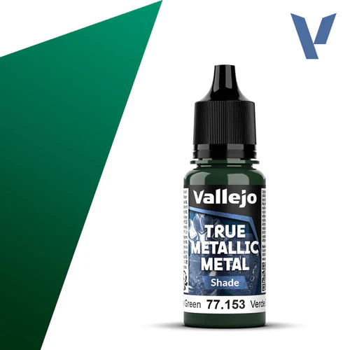 Vallejo True Metallic Metal: Beetle Green (Shade)