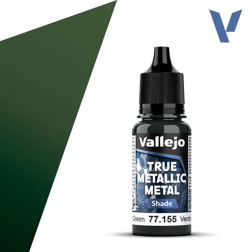 Vallejo True Metallic Metal: Amber Green (Shade)