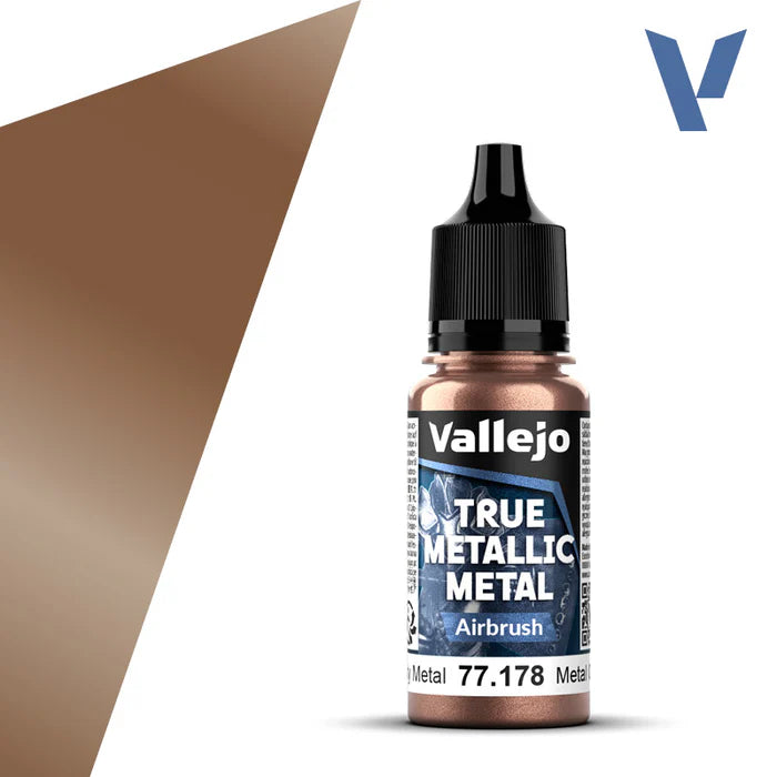 Vallejo True Metallic Metal: Rusty Metal (Airbrush)