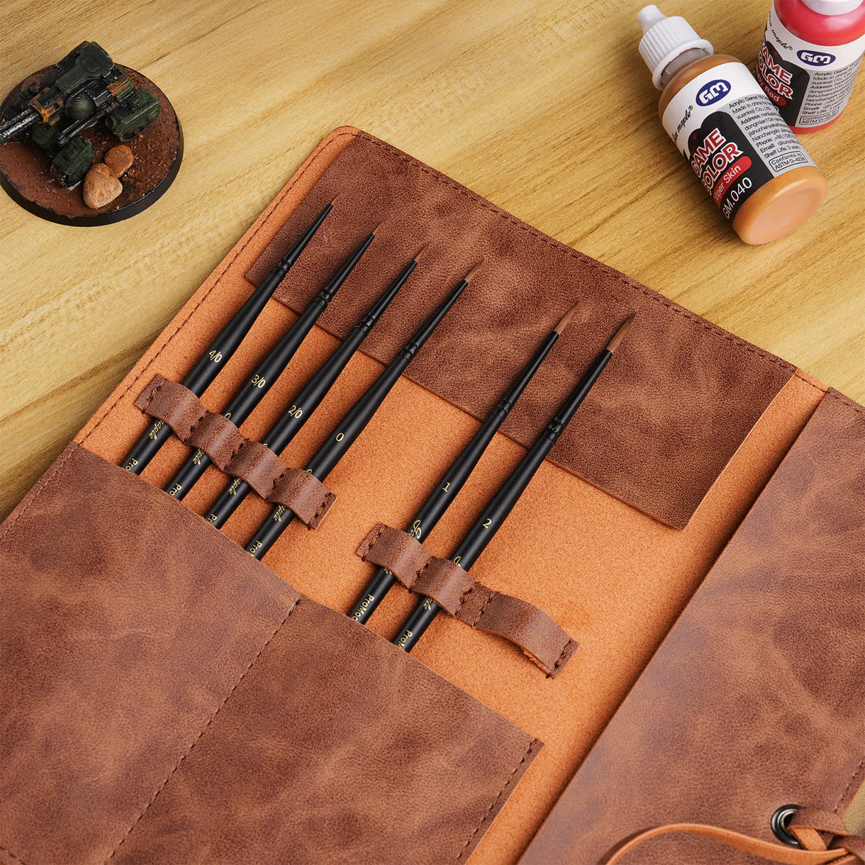 Series II: Kolinsky Sable Miniature Detail Brushes Set - 6 pcs