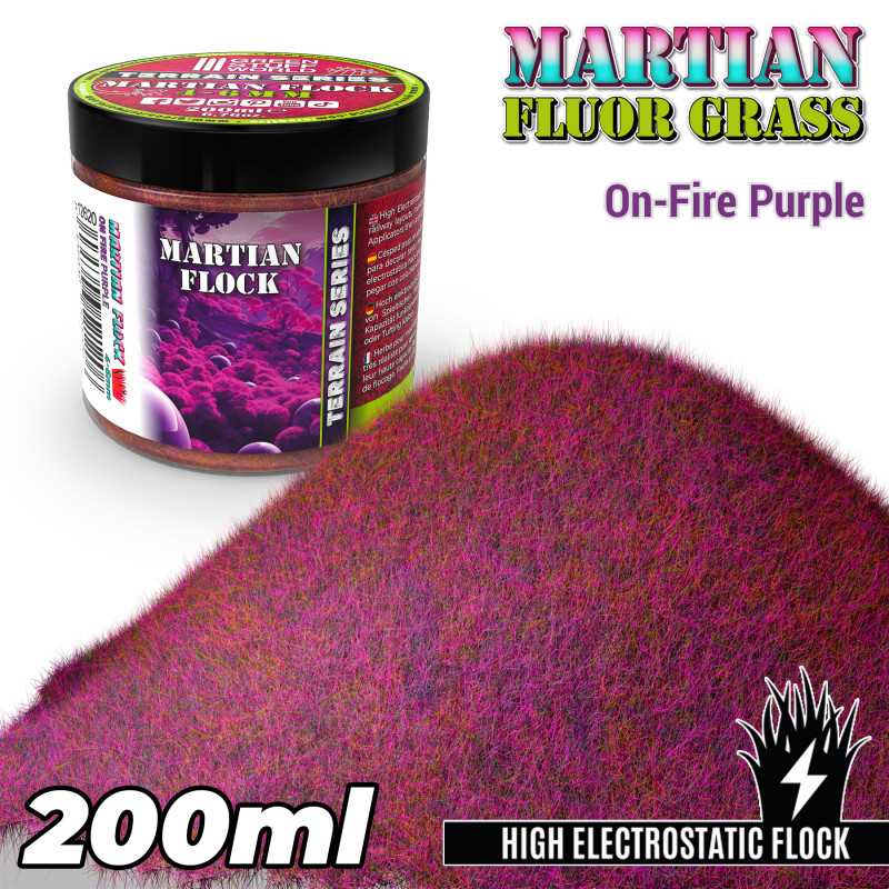 Alien Grass Flock -ON FIRE PURPLE 200ml