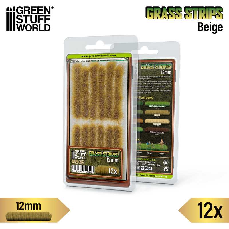 Grass STRIPES 12mm - BEIGE