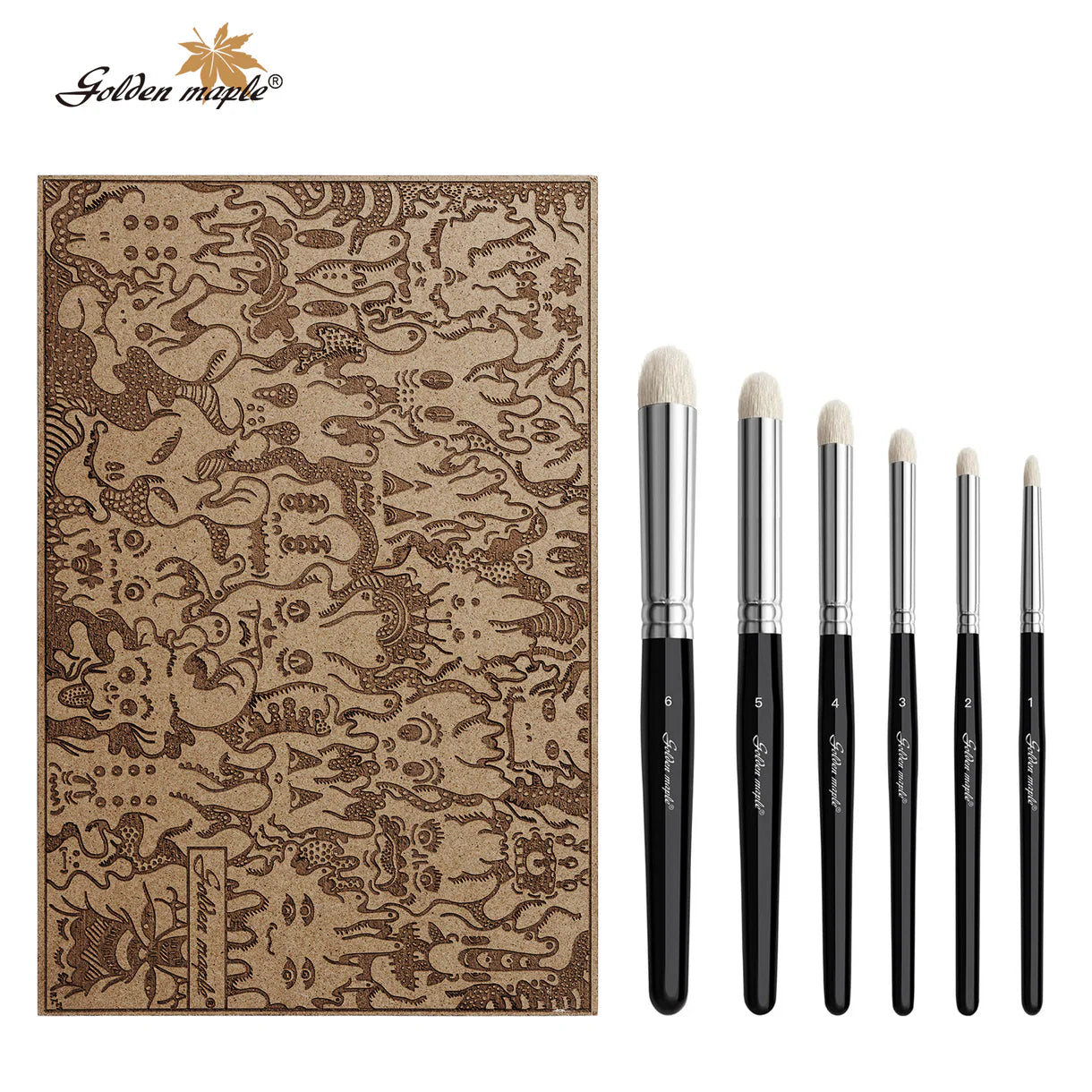 GOLDEN MAPLE: Drybrush Texture Palette - Warhammer & Tabletop Miniatures