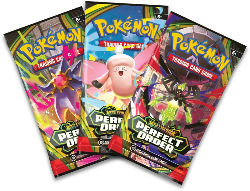 POKEMON: MEGA EVOLUTION. PERFECT ORDER BOOSTER PACK