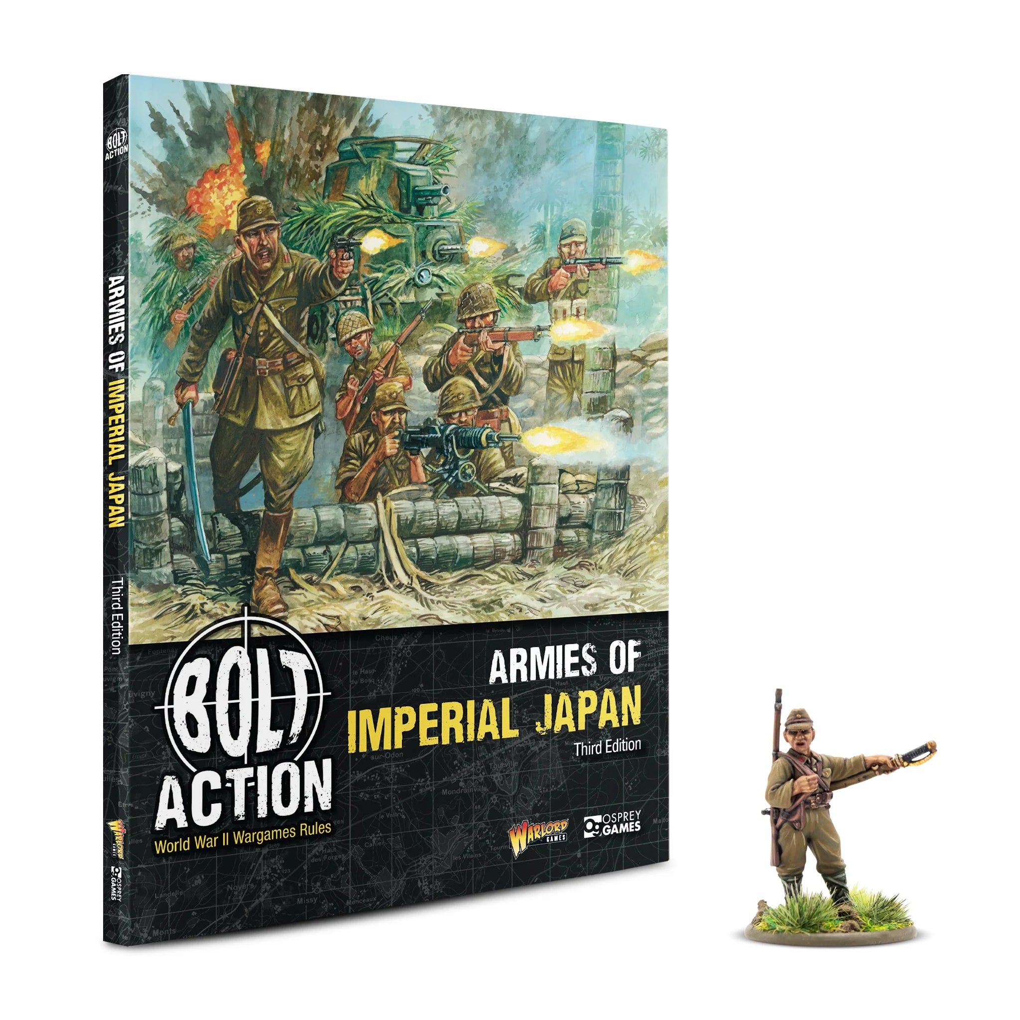BOLT ACTION: Armies of Imperial Japan with 'Into the Jungle' (Hiroo Onoda) book miniature