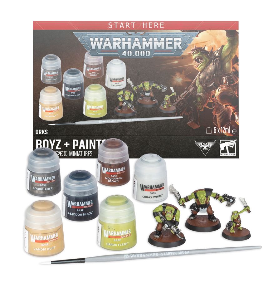 Orks: Boyz + Paints Pre Order Pre-orders ship on or after launch day 25/07/2026