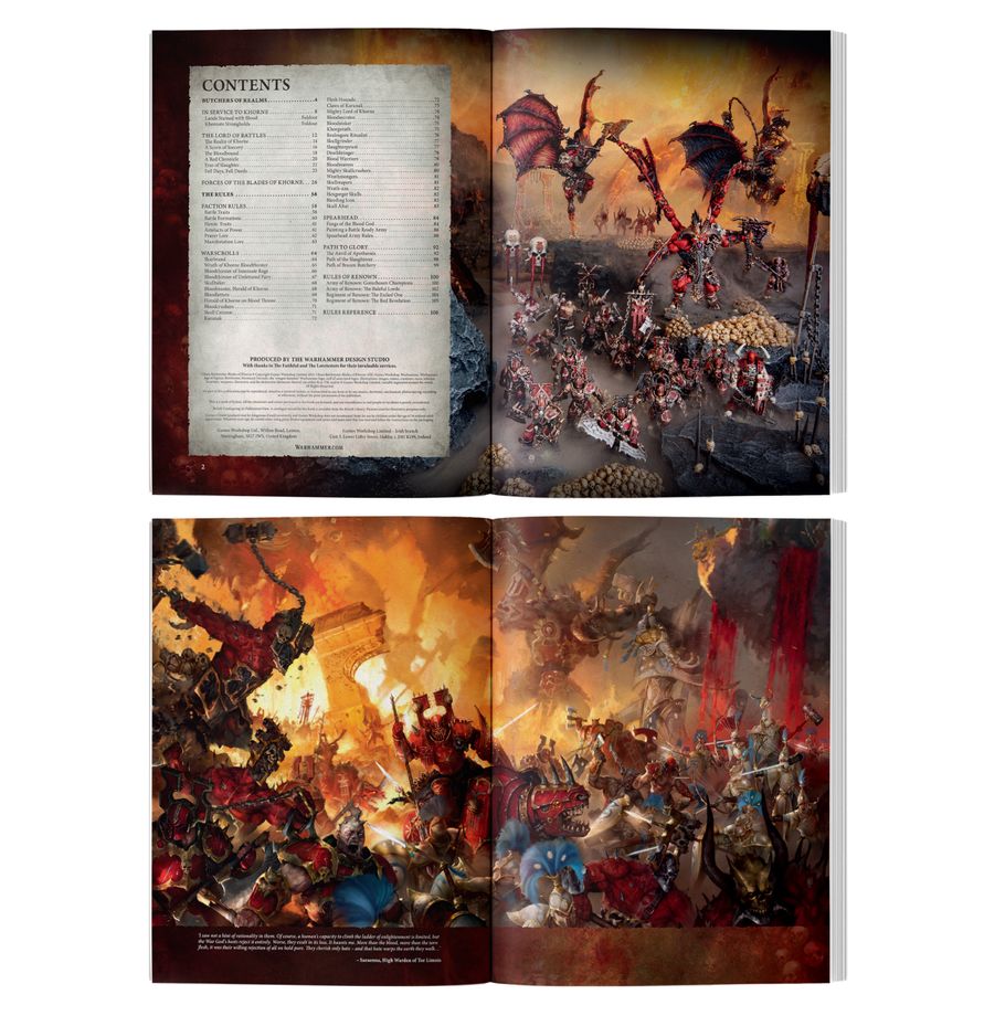 Blades of Khorne: WARHAMMER AOS BATTLETOME