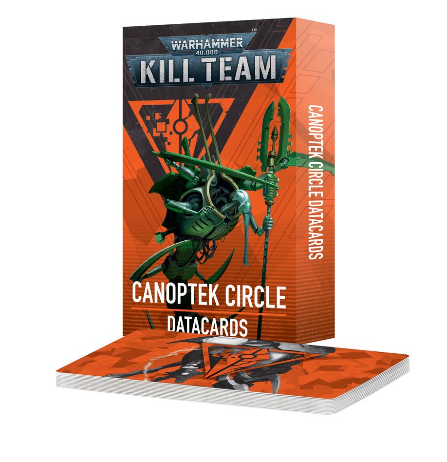 WARHAMMER 40K: KILL TEAM CANOPTEK CIRCLE DATA CARDS