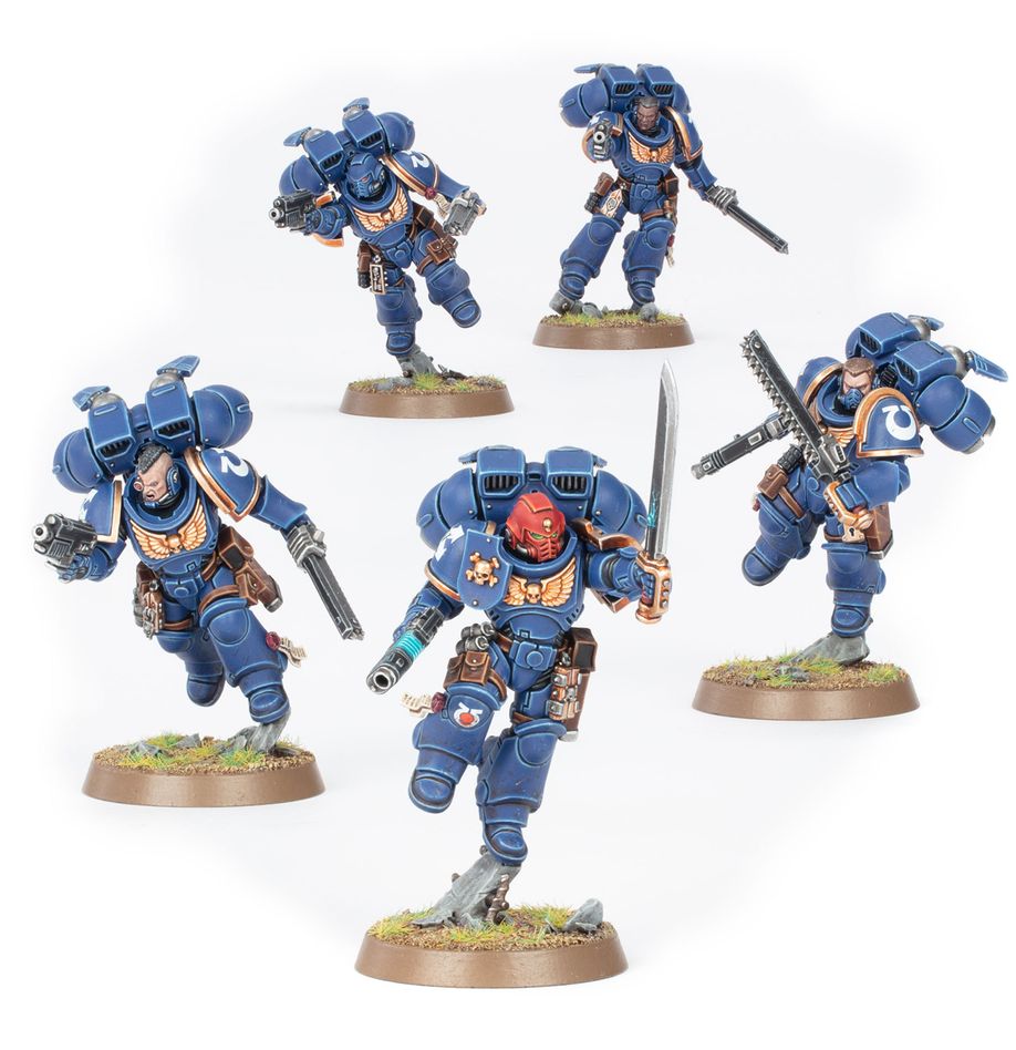 WARHAMMER 40K: SPACE MARINE JUMP PACK INTERCESSORS