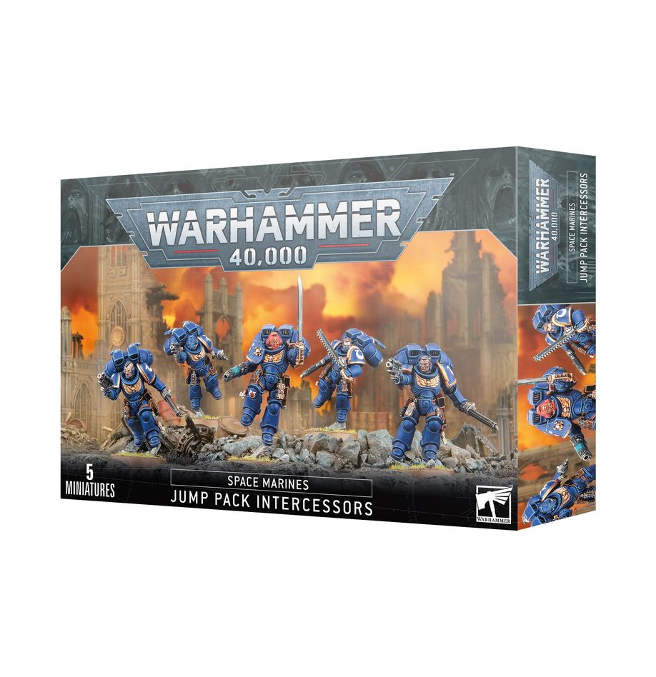 WARHAMMER 40K: SPACE MARINE JUMP PACK INTERCESSORS