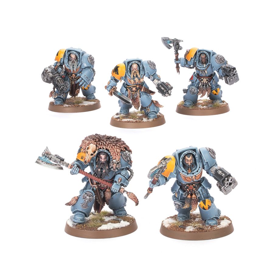 WARHAMMER 40K SPACE WOLVES: WOLF GUARD TERMINATORS
