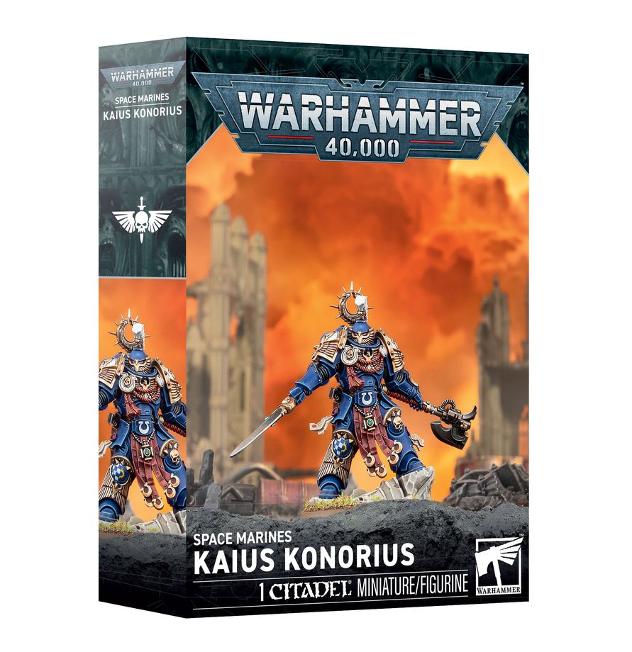 SPACE MARINES: KAIUS KONORIUS Pre-orders ship on or after launch day 03/10/2026