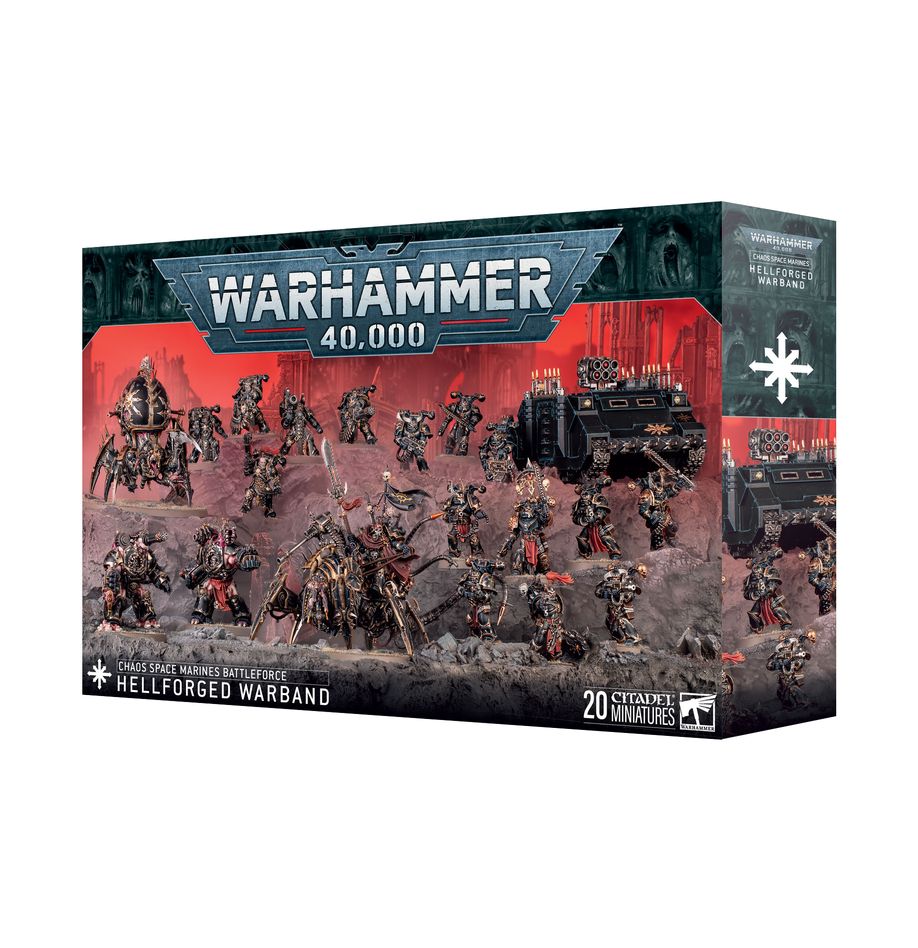 WARHAMMER 40K: CHAOS SPACE MARINES BATTLEFORCE HELLFORGED WARBAND