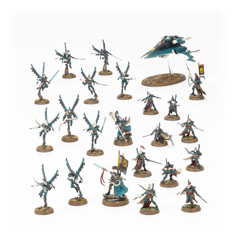 WARHAMMER 40K: Aeldari Corsairs Battleforce: Eldritch Raiders.