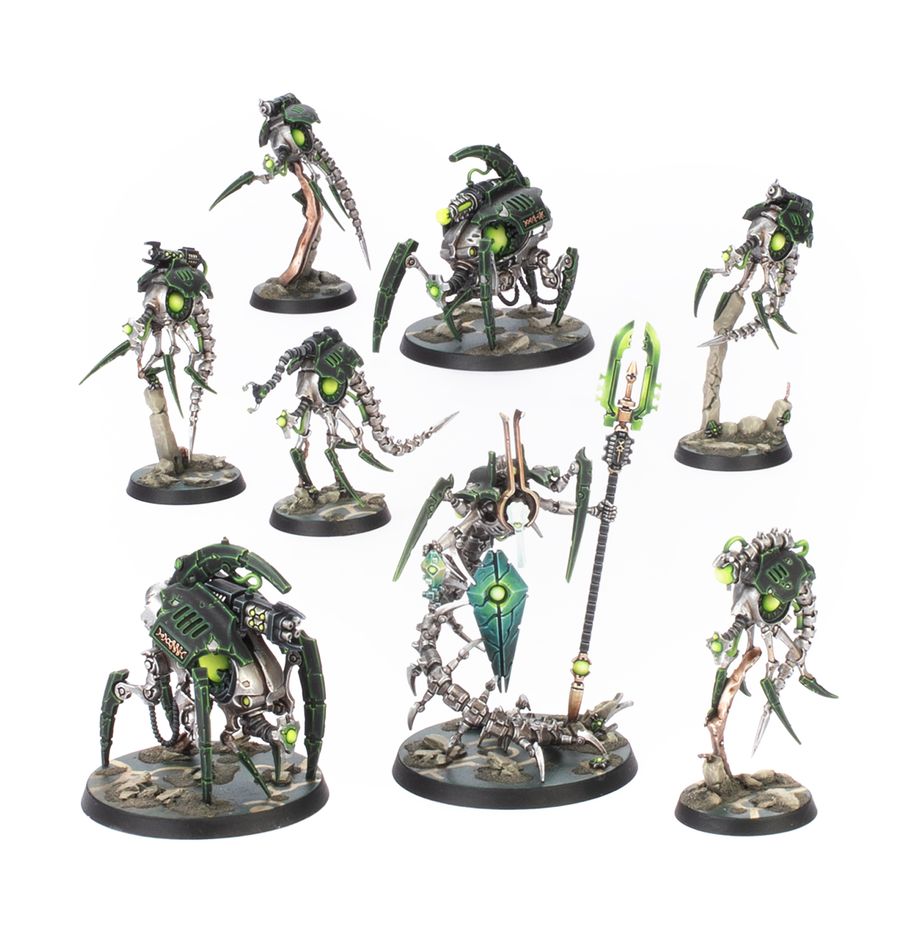 WARHAMMER 40K: KILL TEAM CANOPTEK CIRCLE UNSLEEPING NECRON SENTINELS