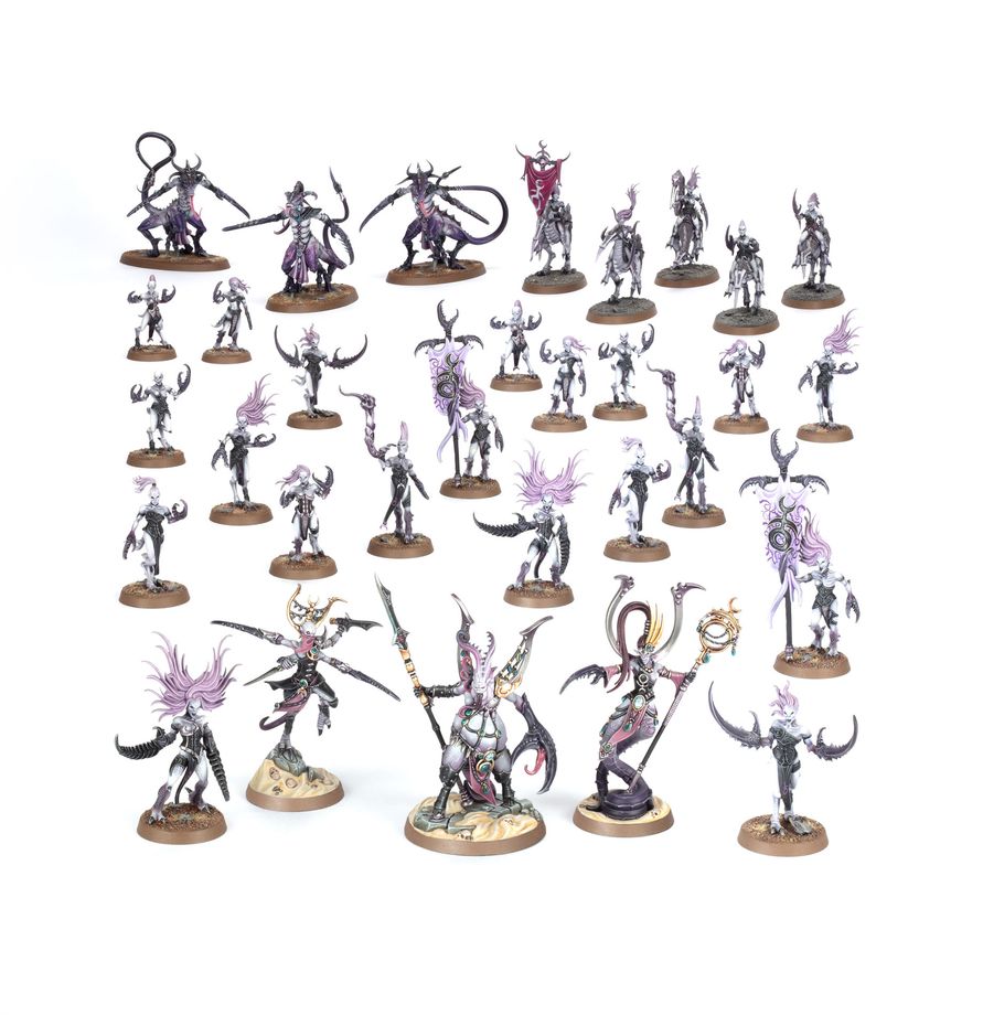Spearhead: Hedonites of Slaanesh – Epicurean Revellers Pre Order Pre-orders ship on or after launch day 04/07/2026