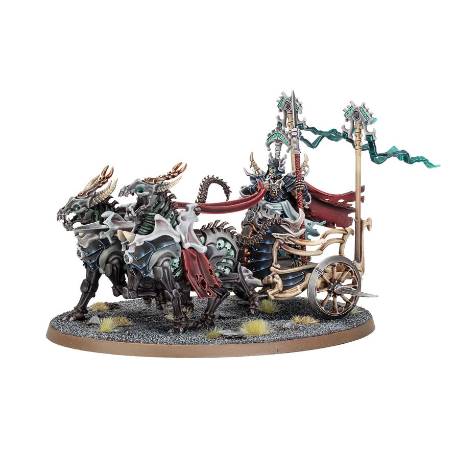 WARHAMMER AOS OSSIARCH BONEREAPERS :Liege-Kavalos on War Chariot