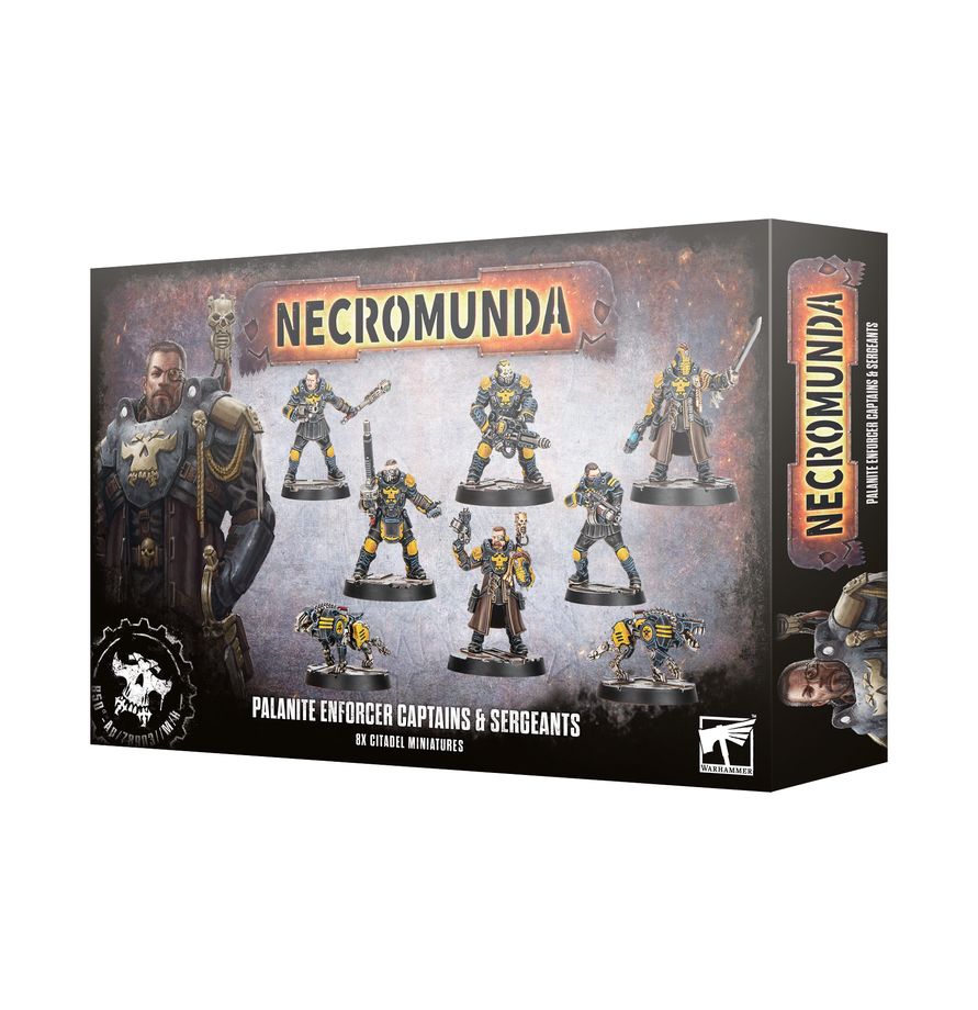 Necromunda Enforcer captains and sergeants