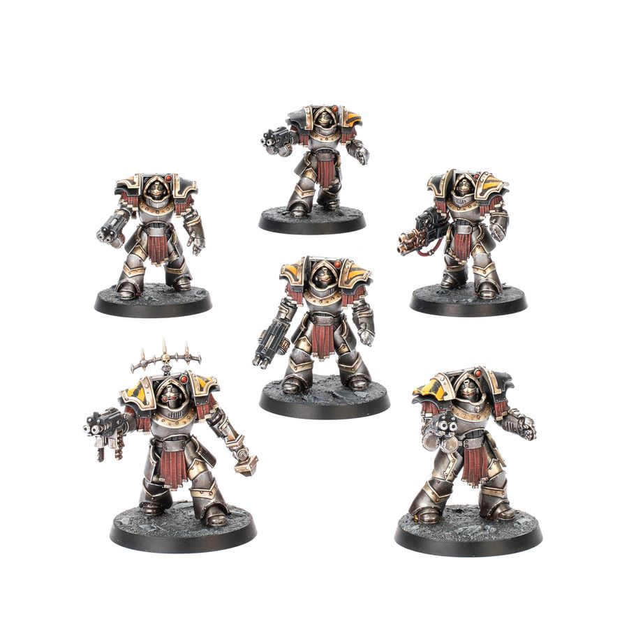 WARHAMMER HORUS HERESY:Cataphractii Terminators with Combi-bolters and Power Fists