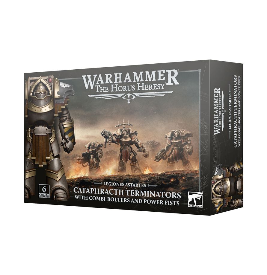 WARHAMMER HORUS HERESY:Cataphractii Terminators with Combi-bolters and Power Fists
