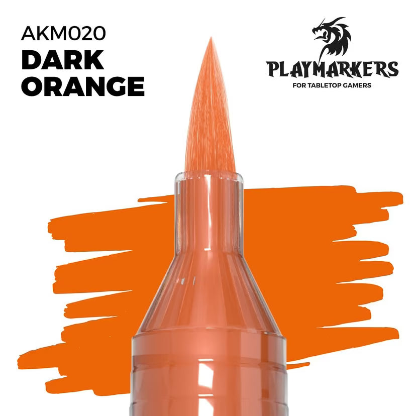 AK PLAYMARKERS: DARK ORANGE