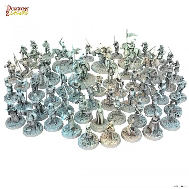 DUNGEONS AND LASERS: TOWNSFOLK MINIATURE PACK