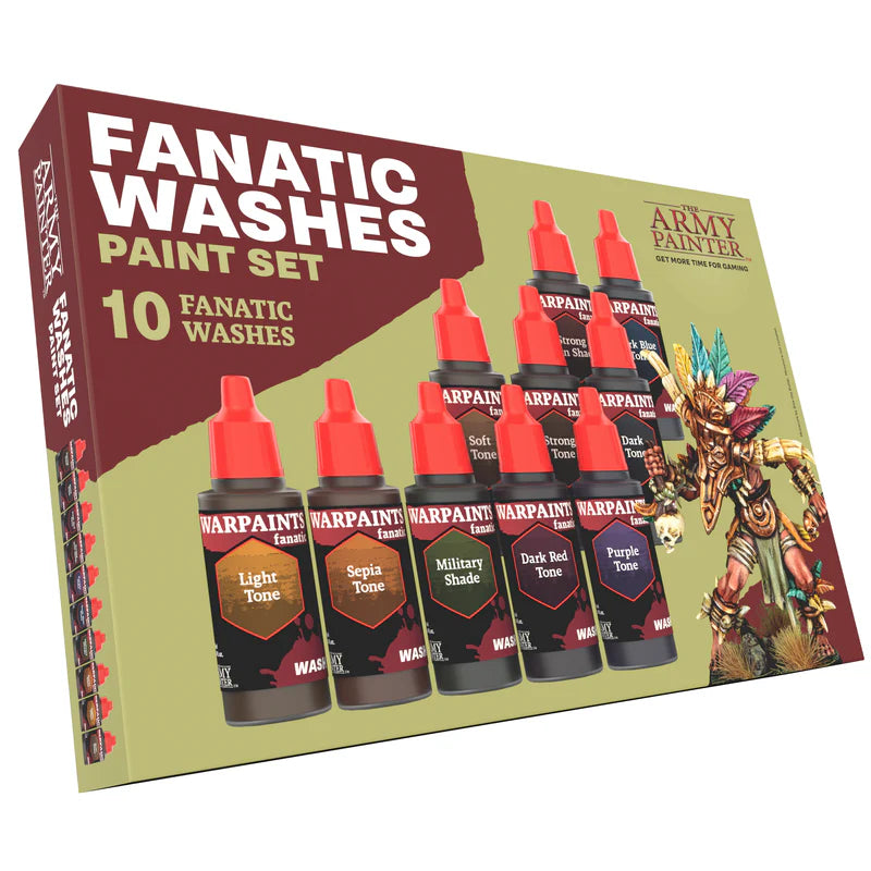 ARMY PAINTER: FANATIC WASHES PAINT SET